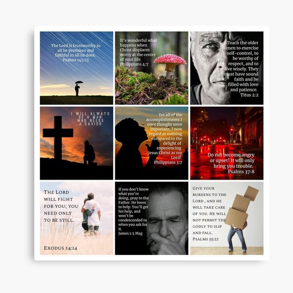 Item preview, Bible Collage For Men designed and sold by Biblecafe.