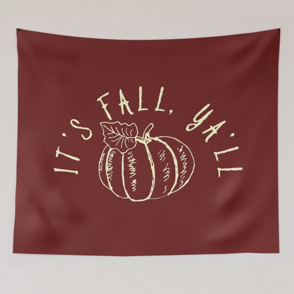 Item preview, It's Fall Ya'll Pumpkin designed and sold by TeeFuns.