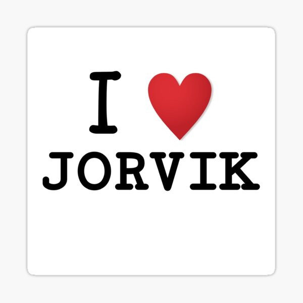 I heart Jorvik Sticker