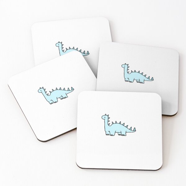 Item preview, cute blue dinosaur designed and sold by positivemillie.