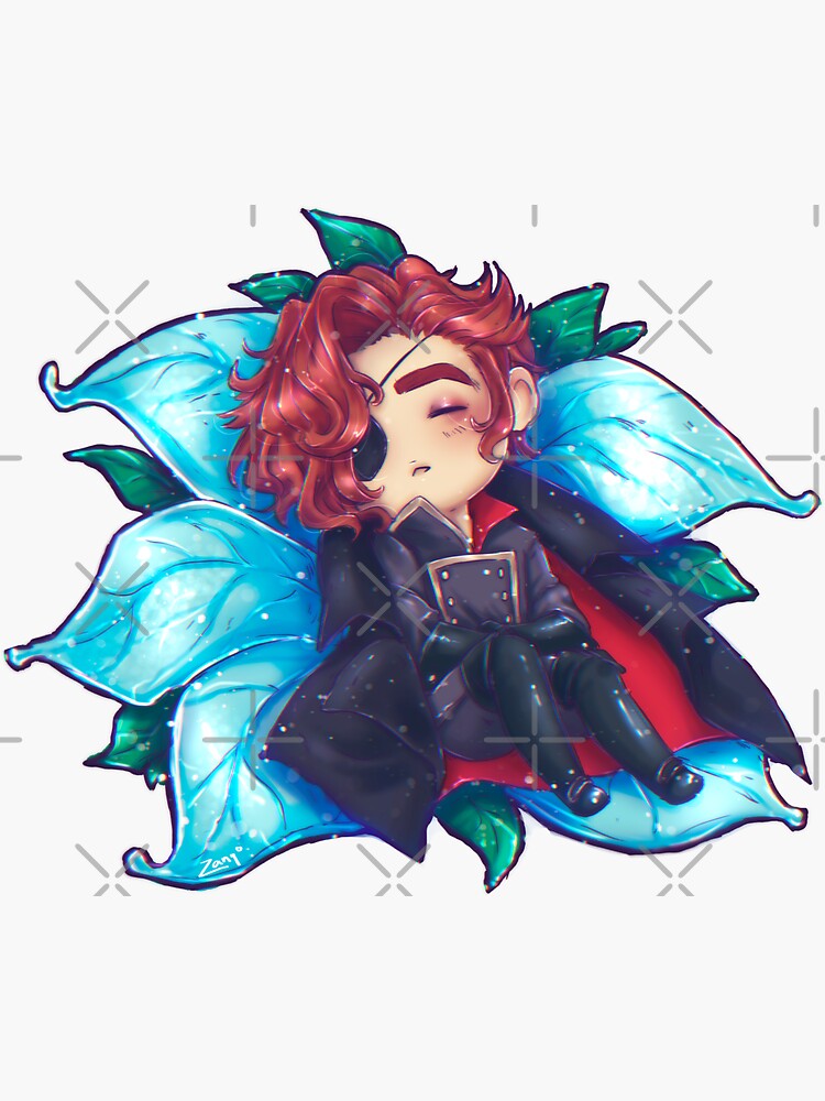 Adam Chibi Sticker by zanyart