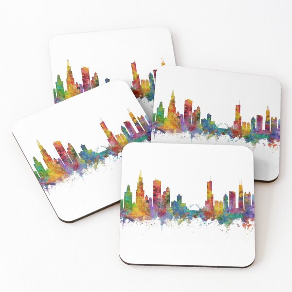 Item preview, Chicago Illinois Skyline designed and sold by ArtPrints.