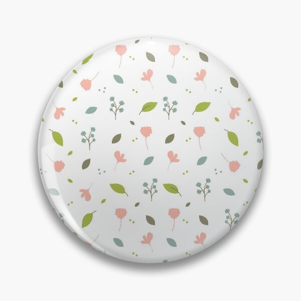 Item preview, Patrón de flores y hojas de primavera designed and sold by serendipitousMT.