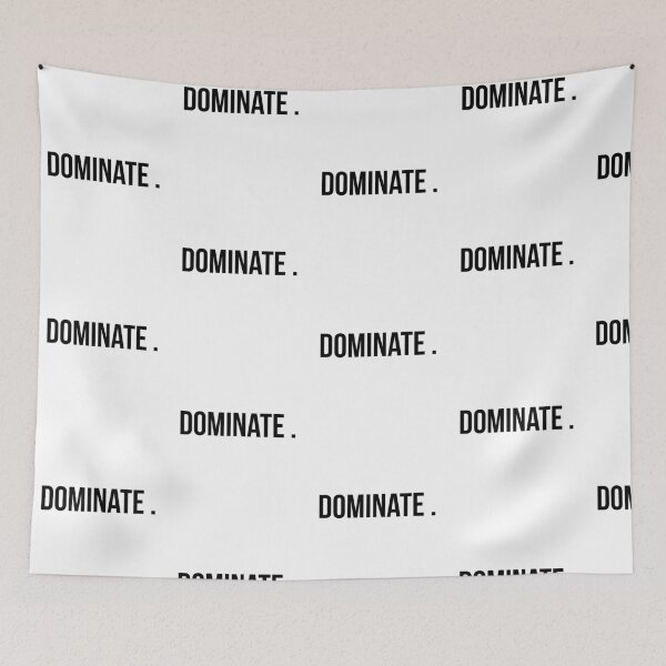 Item preview, Dominate sticker - Dominate Mask, Motivational Masks designed and sold by MrElgo.