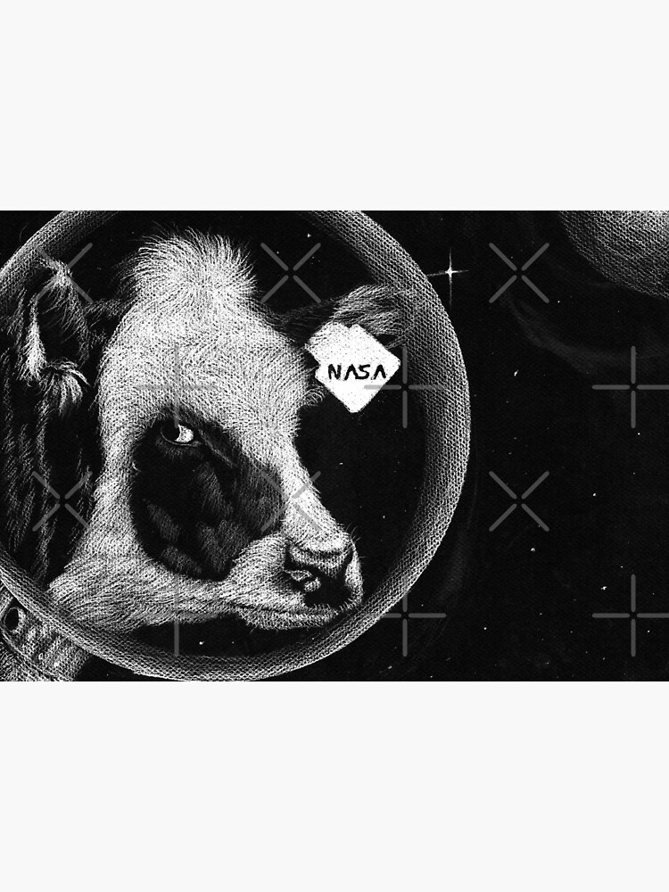 Thumbnail 3 of 3, Photographic Print, Space Cow Astronaut designed and sold by Aeronautdesign.