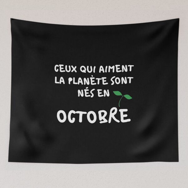 Item preview, THOSE WHO LOVE THE PLANET ARE BORN IN OCTOBER designed and sold by goseriesfilms.