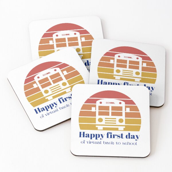 Item preview,  Happy first day of virtual back to school(light theme) designed and sold by EmotionArt.