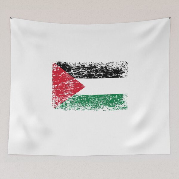 Item preview, Palestine Palestinian ensign flag used look designed and sold by GeogDesigns.