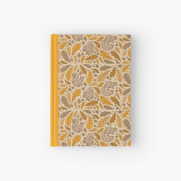 Oak & Squirrels | Animal Nature Pattern Hardcover Journal