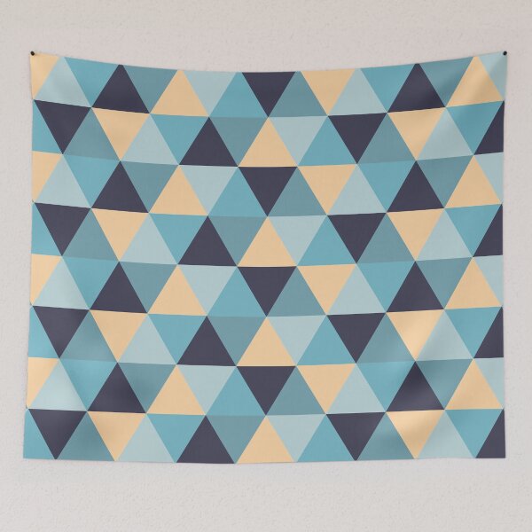 Item preview, Scandinavian color palette. Triangular seamless pattern. designed and sold by TashaVector.