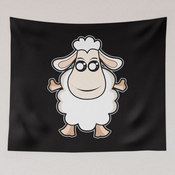 Item preview, Sheep comic cartoon cute designed and sold by Imutobi.
