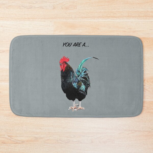 Item preview, RUDE COCKEREL SLOGAN - COCKEREL SLOGAN - COCKEREL - COCKEREL FUNNY - ROOSTER FUNNY - ROOSTER designed and sold by IslesArt.