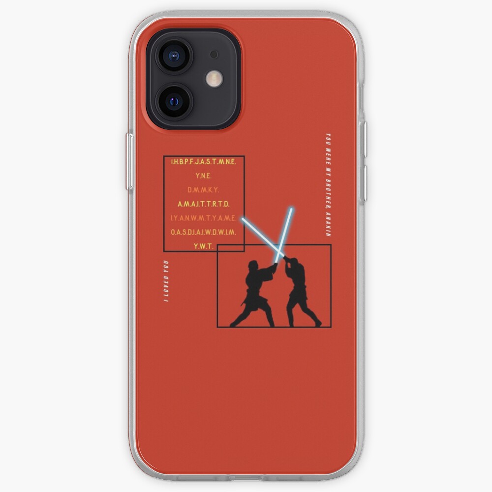 Anakin Vs Obi Wan Iphone Case Cover By Harrypotter394 Redbubble