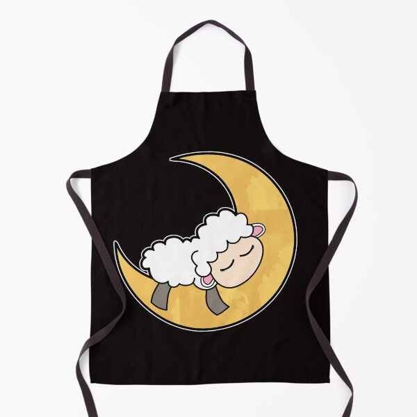 Item preview, Sheep sleeping moon cute designed and sold by Imutobi.