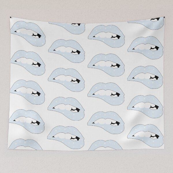 Item preview, blue star lips designed and sold by joslynn daly.