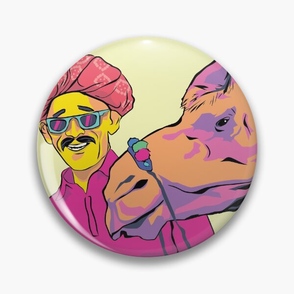 Item preview, Desi Pop Art Camel Herder  designed and sold by anikettrivedi.