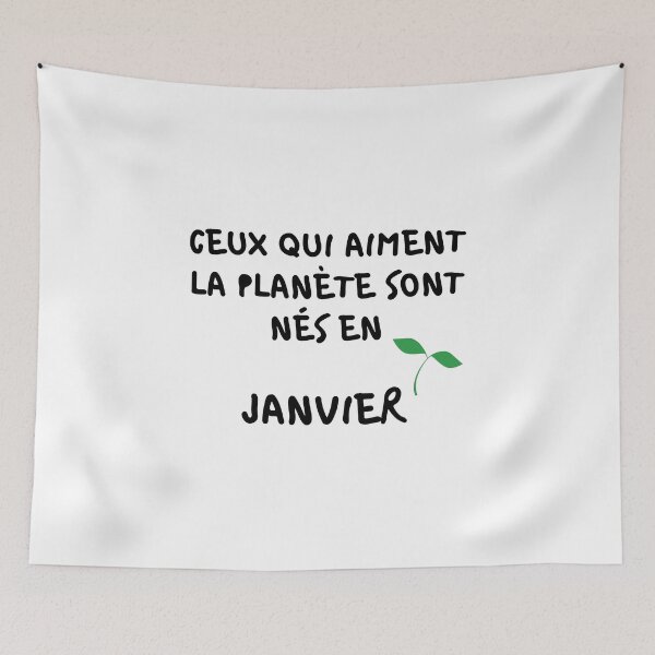 Item preview, THOSE WHO LOVE THE PLANET ARE BORN IN JANUARY designed and sold by goseriesfilms.