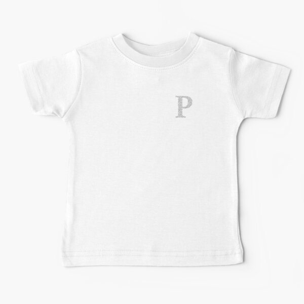 Monogram Baby Tee, white