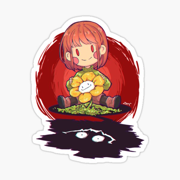 Evil Flowey the Flower Sticker for Sale by Metasaki