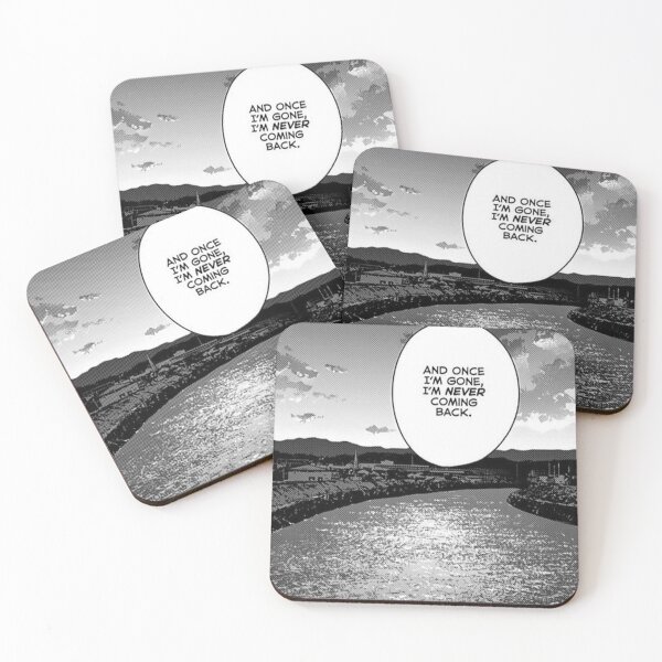 Item preview, Never coming back - Anime Text Aesthetic designed and sold by A Light Worker.
