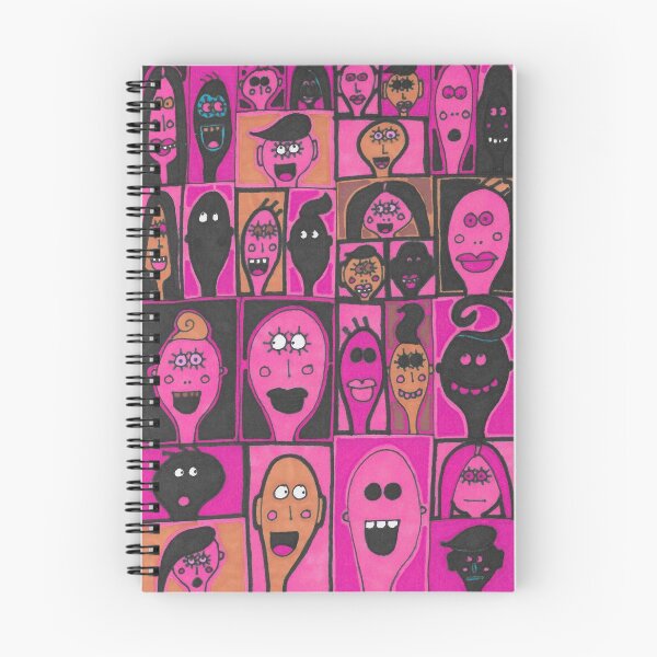 Item preview, 29 Faces in Pink and Black designed and sold by JaySnellingArt.