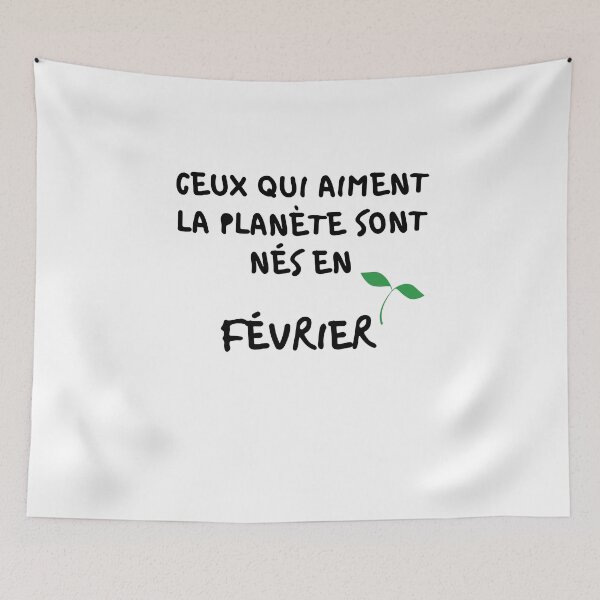 Item preview, THOSE WHO LOVE THE PLANET ARE BORN IN FEBRUARY designed and sold by goseriesfilms.