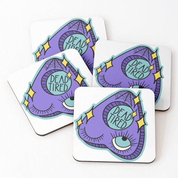 Item preview, dead tired designed and sold by Cosmic Ghost Princess.