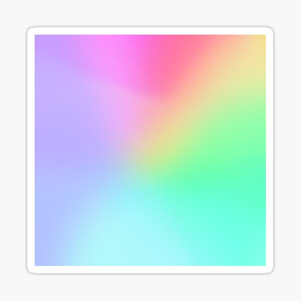 Color Wheel Rainbow Ombre Sticker for Sale by KelseyLovelle