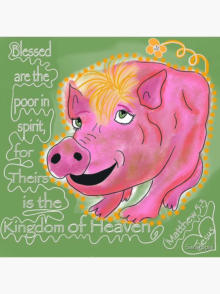 Blessed Are The Poor In Spirit Poster By Saratopia Redbubble Blessed Are The Poor In Spirit Poster By Saratopia Redbubble