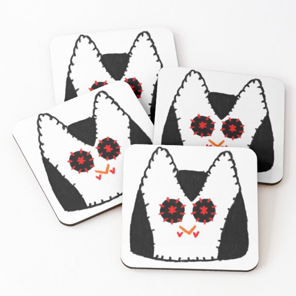 Item preview, cute vampire owl plush illustration designed and sold by MetaCynth.