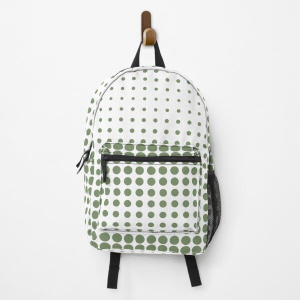 Item preview, op art green dots pattern designed and sold by Infinite Patterns.