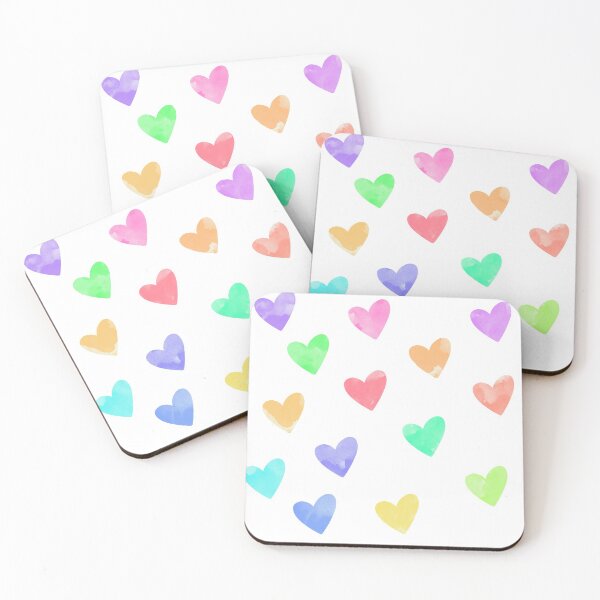 Item preview, Multicolor Hearts Sticker Pack designed and sold by AlishaMSchil.