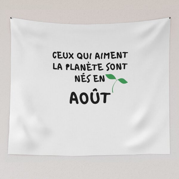 Item preview, THOSE WHO LOVE THE PLANET ARE BORN IN AUGUST designed and sold by goseriesfilms.