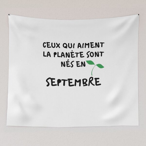 Item preview, THOSE WHO LOVE THE PLANET ARE BORN IN SEPTEMBER designed and sold by goseriesfilms.