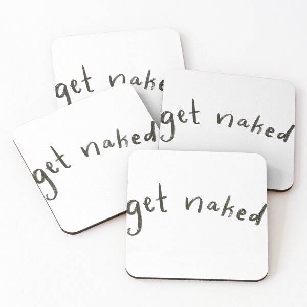 Item preview, Get Naked bathroom art designed and sold by Artangible.