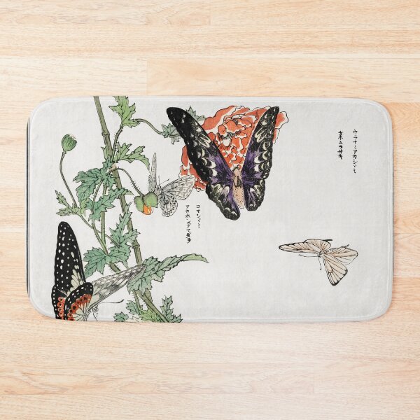 Item preview, Butterflies and plant illustration/Re-design for print product designed and sold by Junsu Lim.