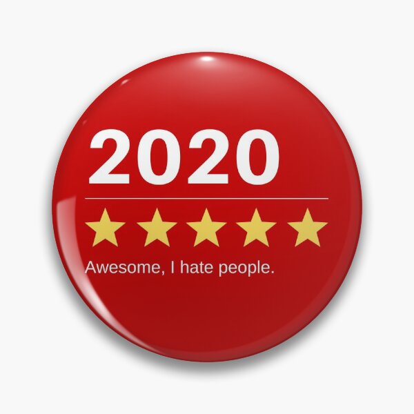Item preview, 2020: 5 stars, Awesome, I hate people - Red designed and sold by Joe-s.
