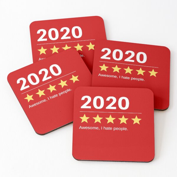 Item preview, 2020: 5 stars, Awesome, I hate people - Red designed and sold by Joe-s.