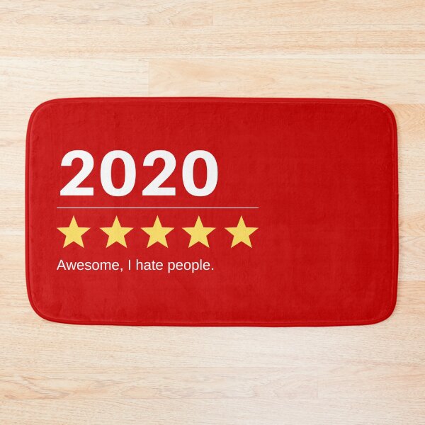 Item preview, 2020: 5 stars, Awesome, I hate people - Red designed and sold by Joe-s.