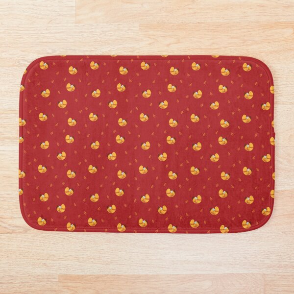 Item preview, cute bee red pattern designed and sold by DrawsomeDays.