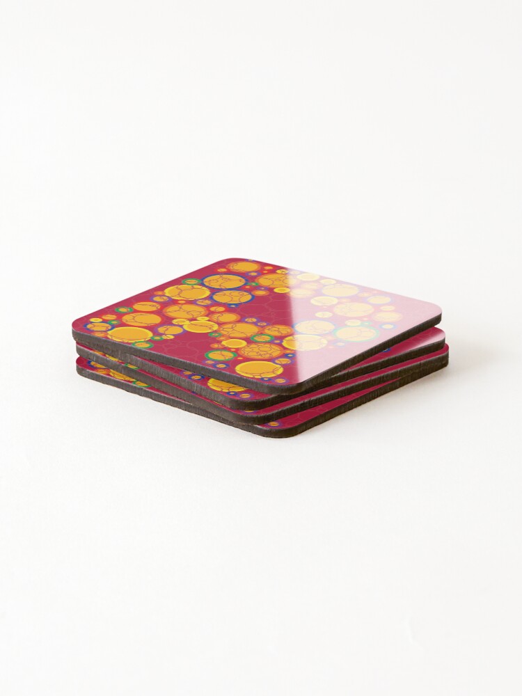 Thumbnail 4 of 5, Coasters (Set of 4), Initial "R" designed and sold by Dittsim.