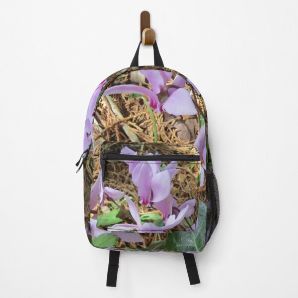 Item preview, Pink cyclamen growing wild (Cyclamen persicum). designed and sold by joshuarainbird.