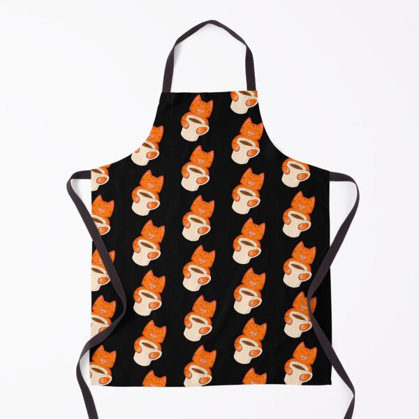 Item preview, Orange Cat drinking Coffee designed and sold by SusanaDesigns.