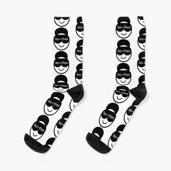 Leo Theo Emoji Smiley Logo  Socks