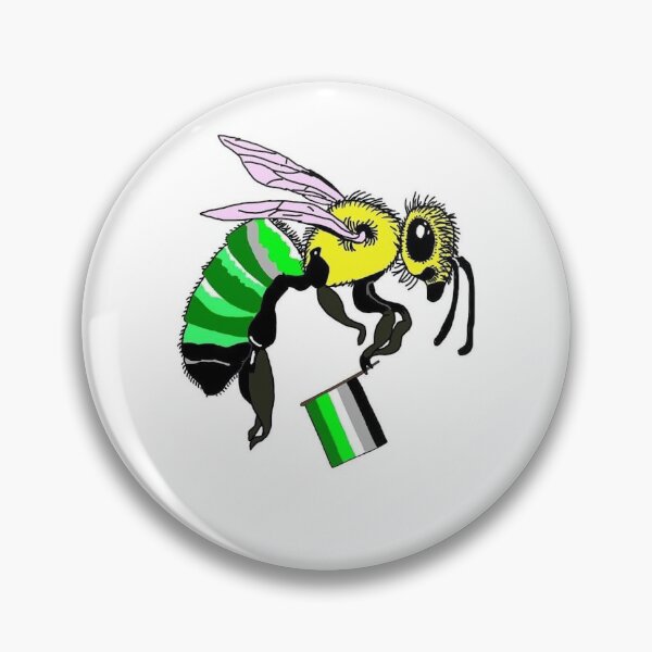 Item preview, Aromantic Pride Bee designed and sold by JaimeWinchester.
