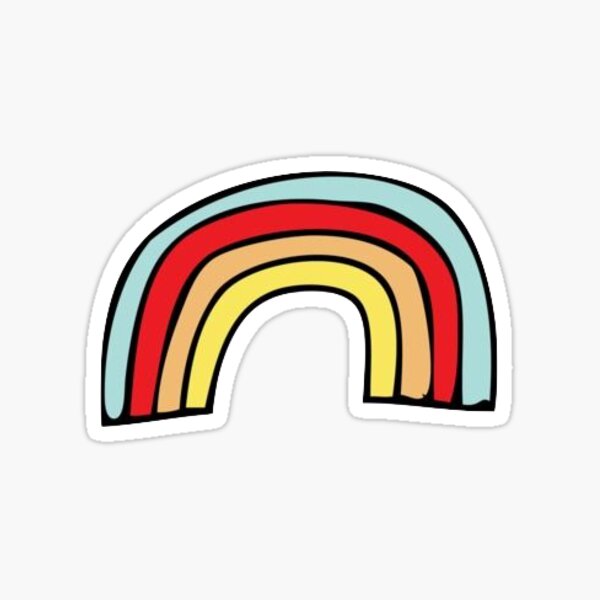 Vista previa del artículo con la obra «arcoiris», diseñado y vendido por StuckOnYou!.