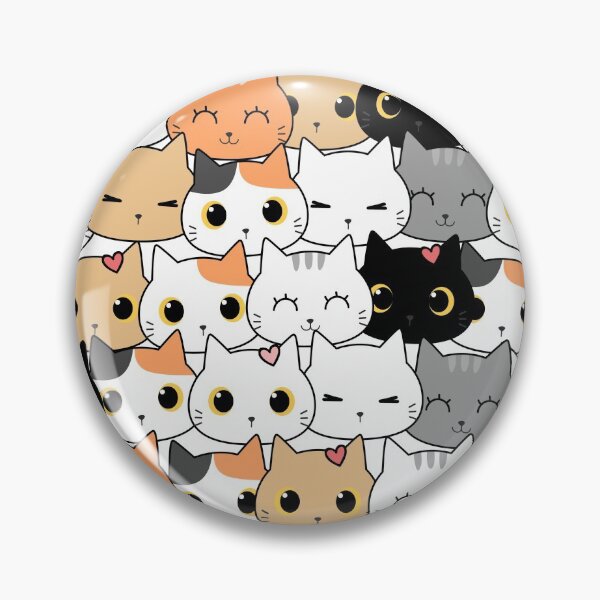 Item preview, Cute Cat Cartoon Pattern designed and sold by PickCreation.