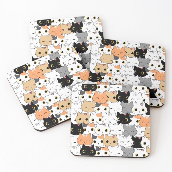 Item preview, Cute Cat Cartoon Pattern designed and sold by TagCreation.