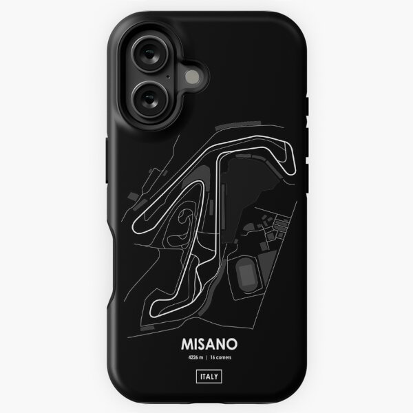 Item preview, MISANO - Italie Track Map BLANC designed and sold by andreanastasio.