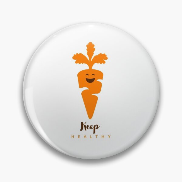 Item preview, KEEP HEALTHY - STICKER - LAPTOP - FUNNY -SMILE CARROT  designed and sold by Tropical Blood.